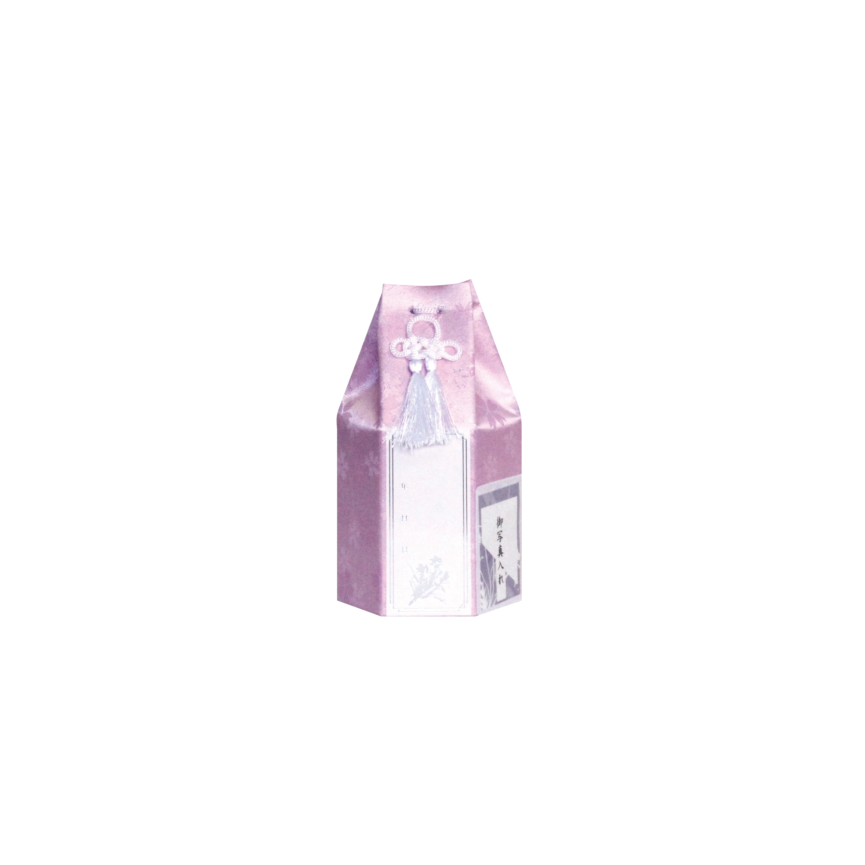 六角袋（サクラ柄）　ピンク　2寸