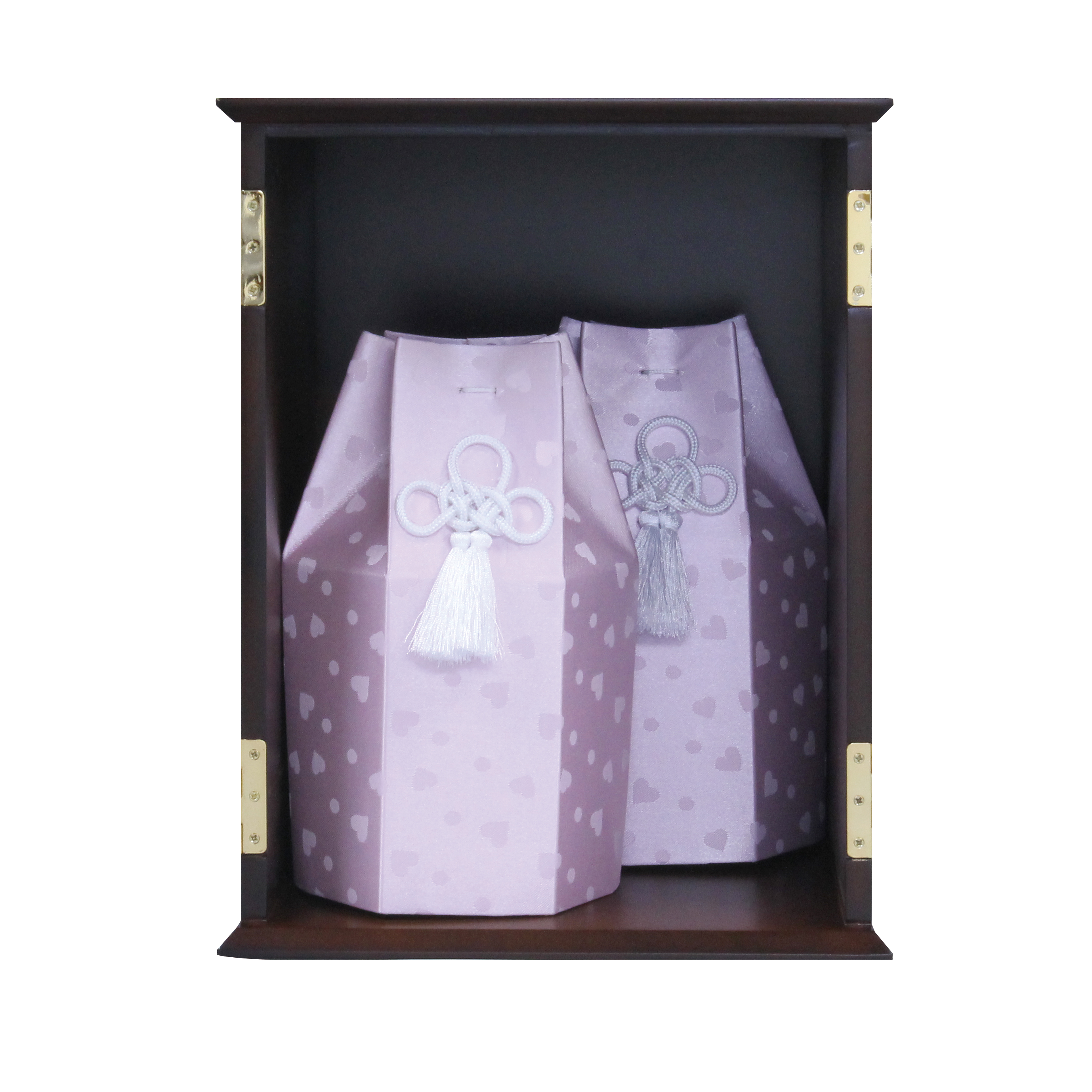 メモリアルBOX　L　ブラウン　H29.5cm