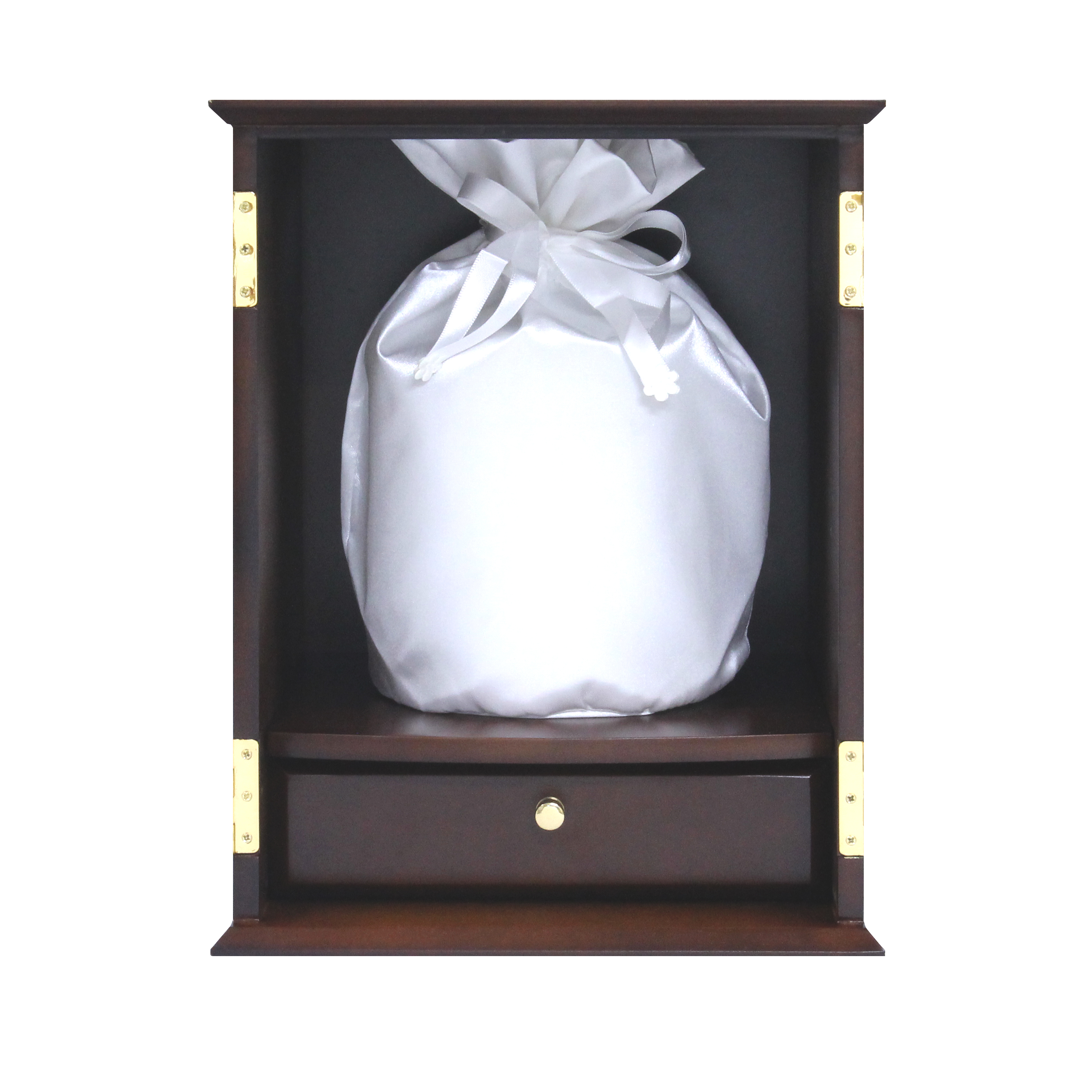 メモリアルBOX　L　ホワイトピンク　H29.5cm