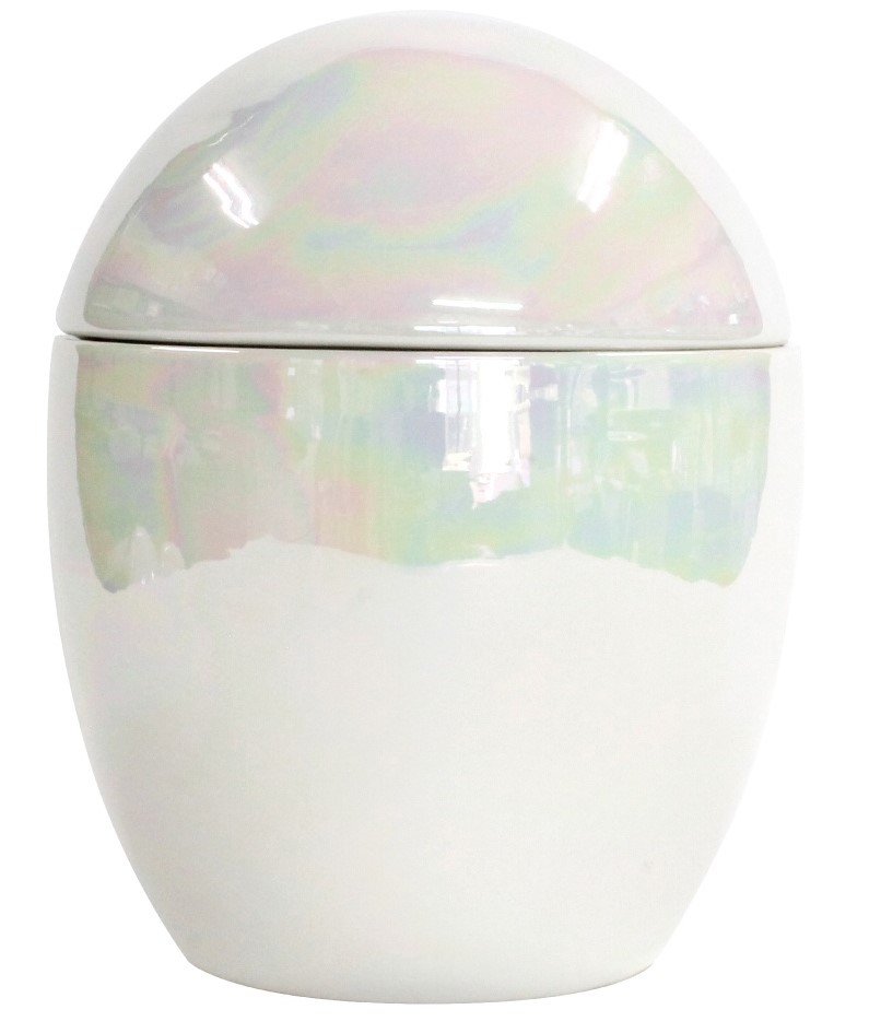 卵型オーロラ骨壺　特大　H17.5cm