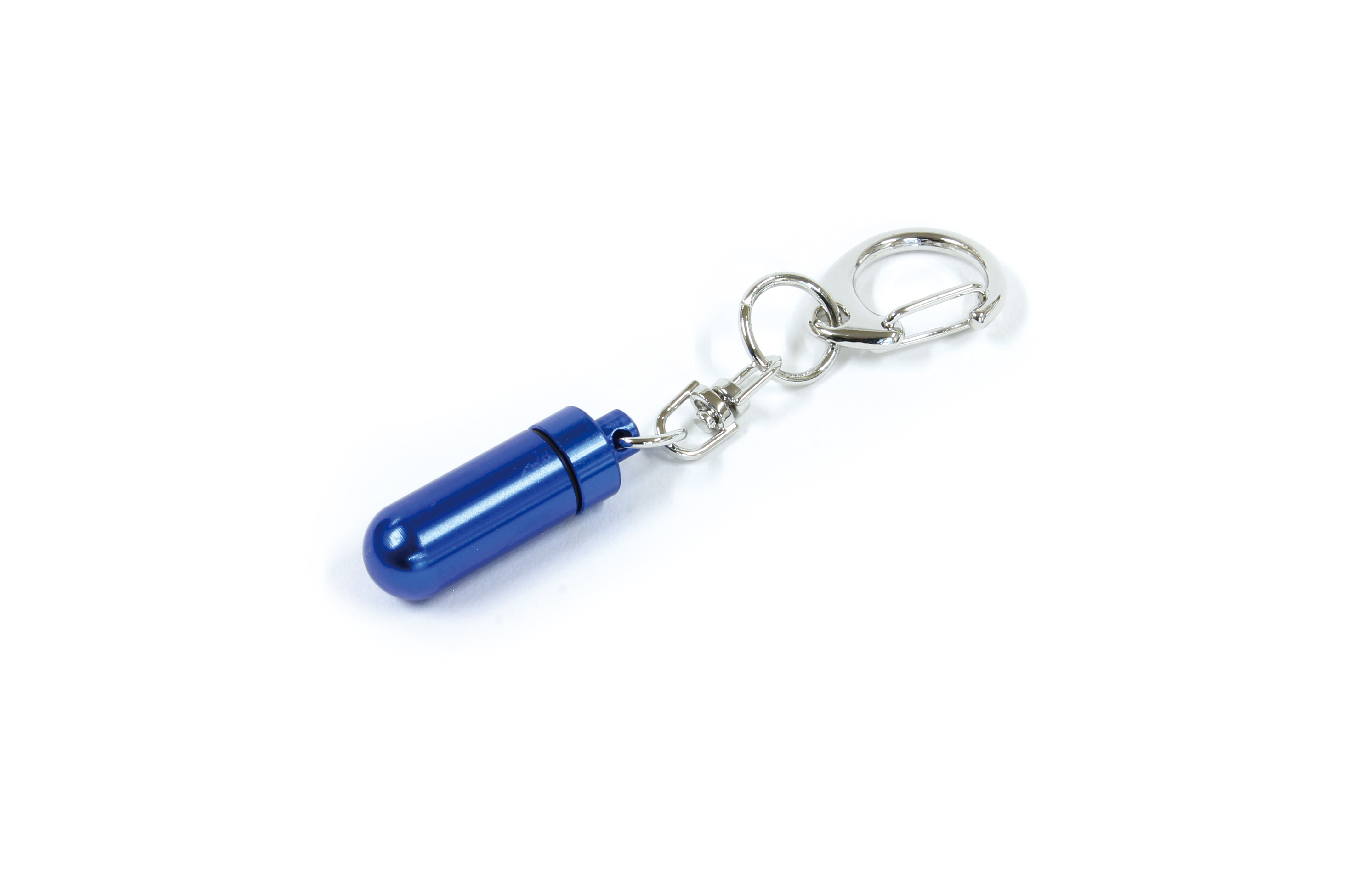 遺骨カプセル　小　キーホルダー　グロス　青　簡易包装