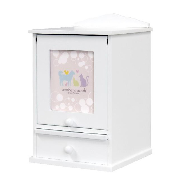 メモリアルBOX　S　ホワイト　H36.4cm