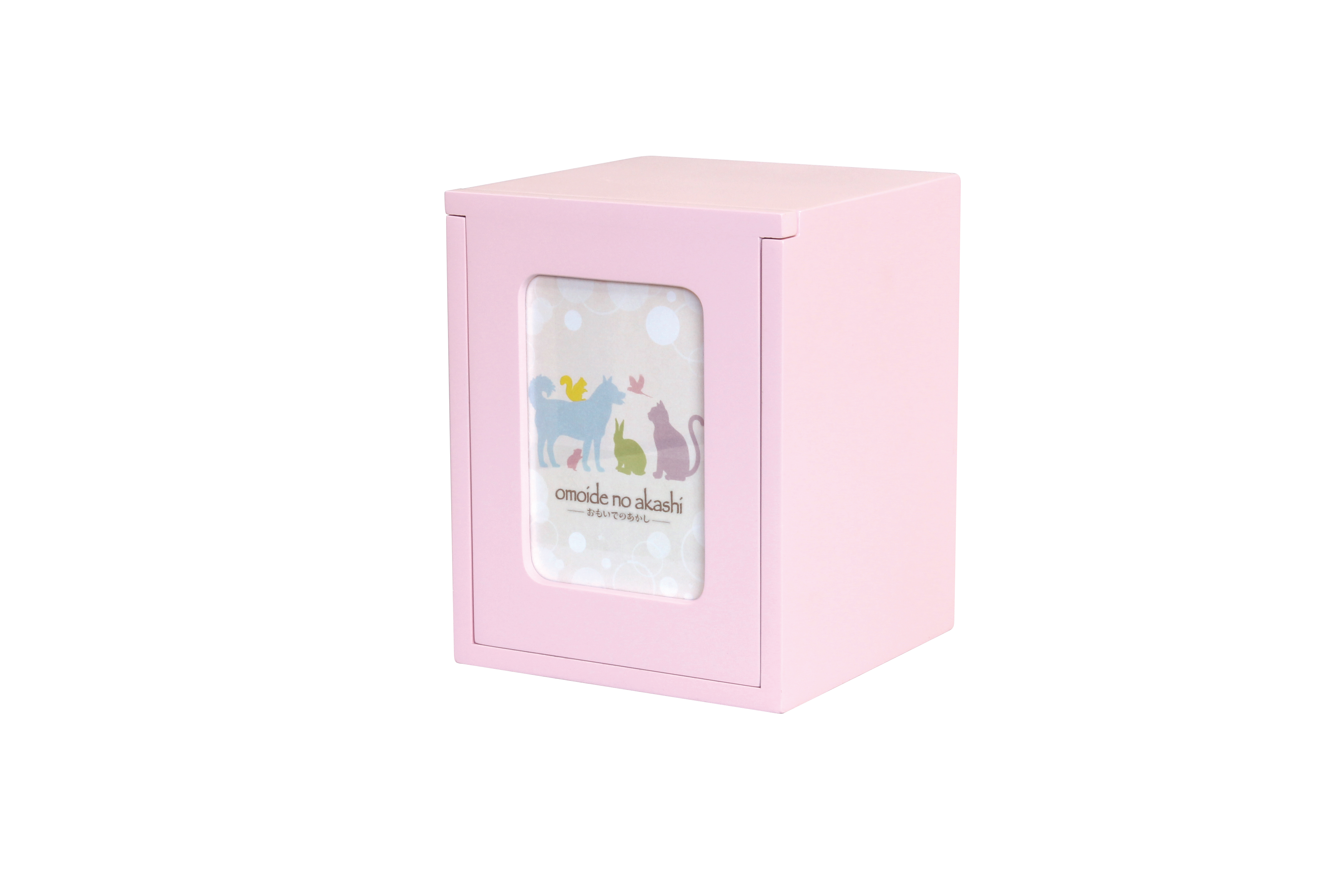 メモリアルBOX　E　ライトピンク　H19cm